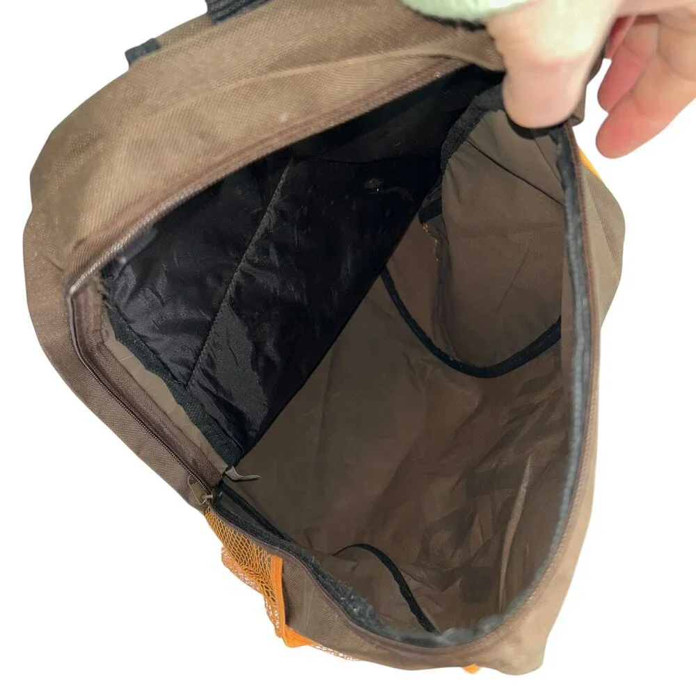 Piz Buin Sun Screen brown orange lightweight back pack bag